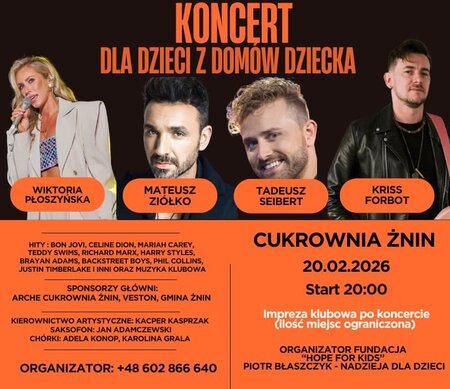 Plakat: Fundacja Hope For Kids - Nadzieja Dla Dzieci