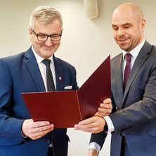 Pożegnanie Tomasza Miłowskiego. Podziękowanie za wieloletnia pracę